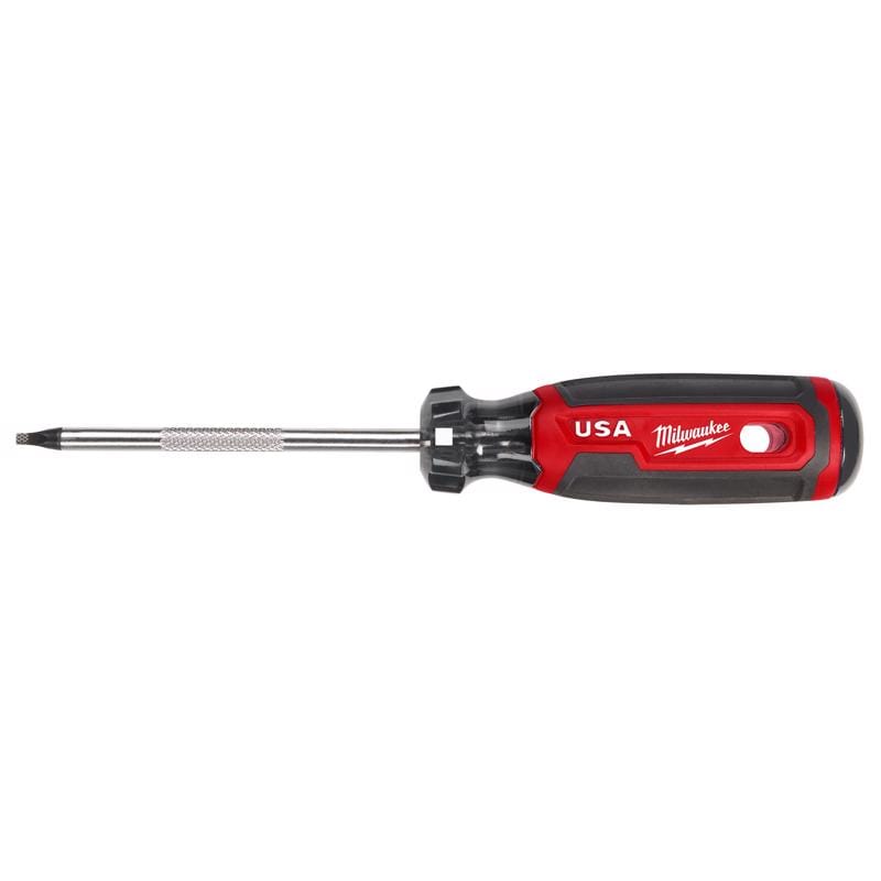 Milwaukee MT218 Made in USA Cushion Grip 4 in. L Square Made in USA Screwdriver 1 pk