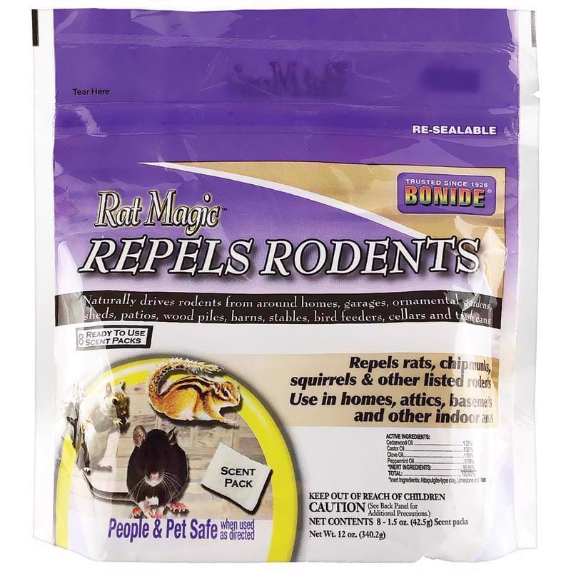 Bonide 8636 Rat Magic Animal Repellent Scent Pouch For Rodents 6 oz