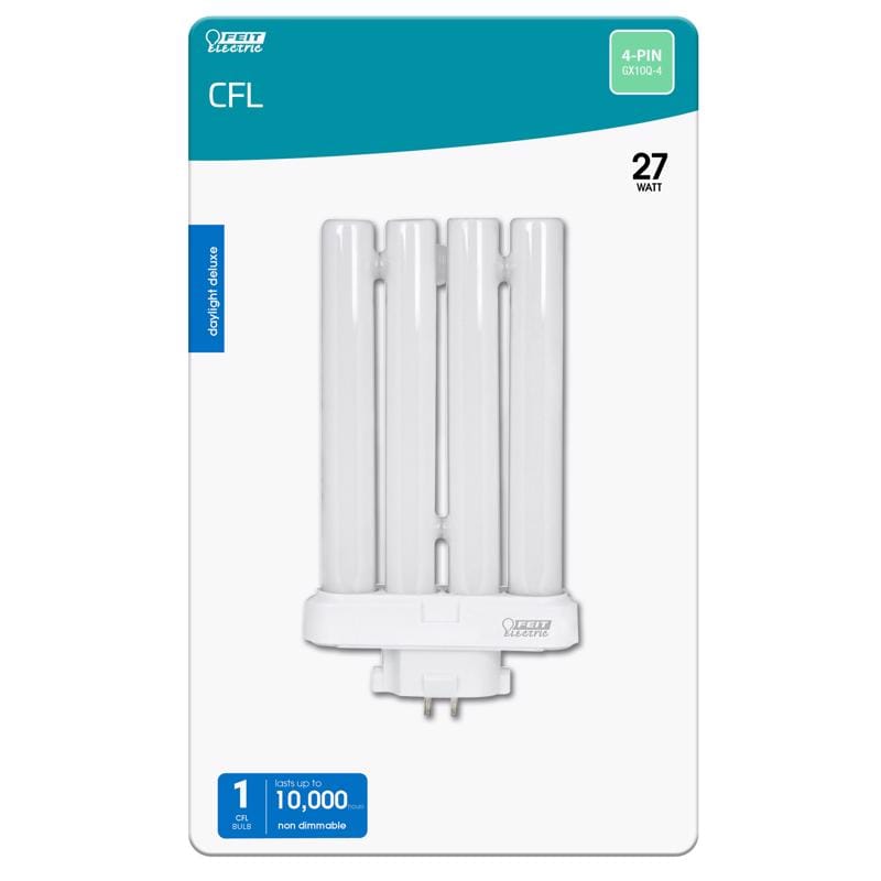 Feit BPPL27F/65K 27 W PL 5.875 in. L CFL Bulb Daylight Specialty 6500 K 1 pk