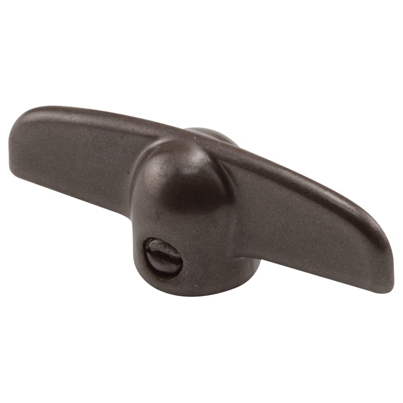 Prime-Line H 3625 2.4 in. L Painted Bronze Zinc Universal Casement Tee Handles 2 pk