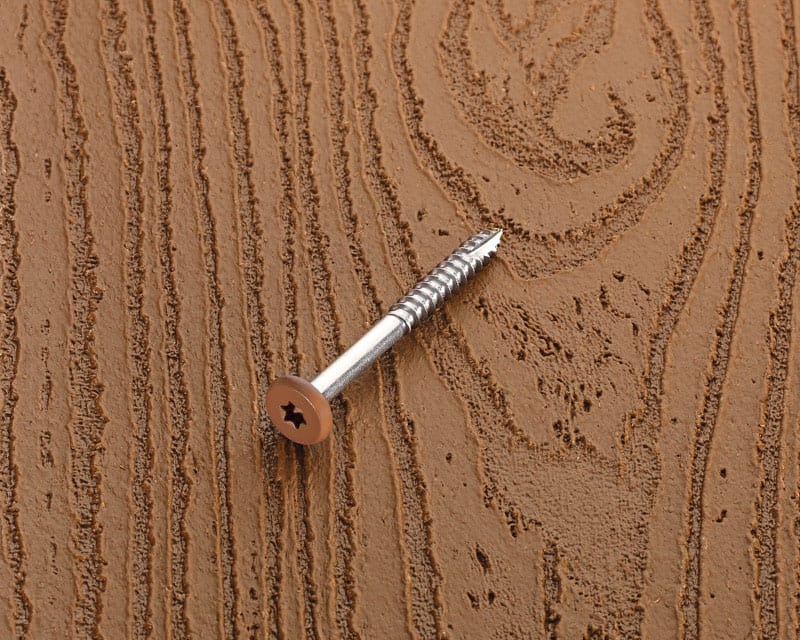 Starborn FST34L09188 Deckfast No. 9 X 1-7/8 in. L Brown Star Pan Head Fascia Screws 100 pk