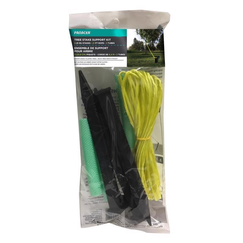 Panacea 84140 9 in. H Black Plastic Tree Stake Kit