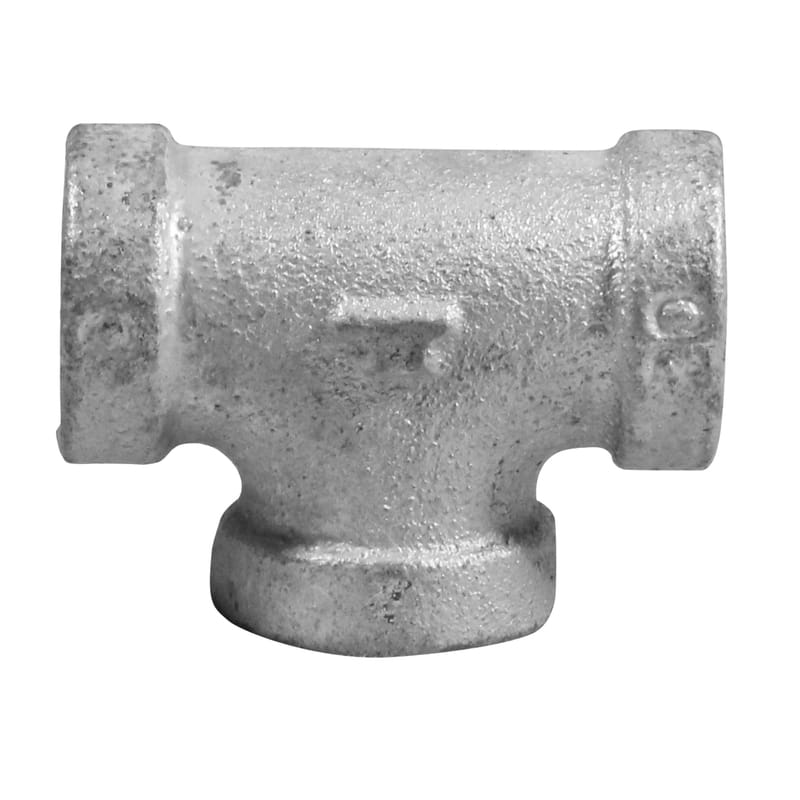 Anvil 8700120804 1/4 in. FPT X 1/4 in. D FPT 1/4 in. D FPT Galvanized Malleable Iron Tee