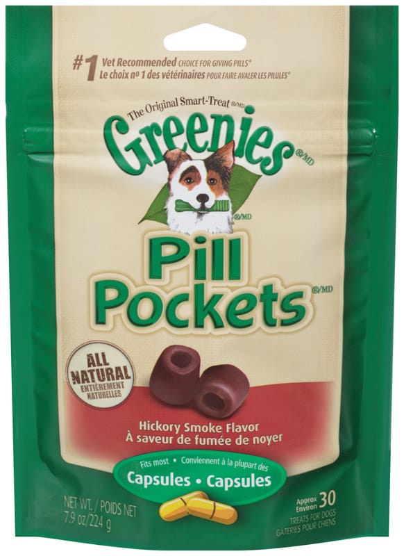 Greenies 101071 Hickory Smoke Pill Pockets For Dogs 7.9 oz 1 pk