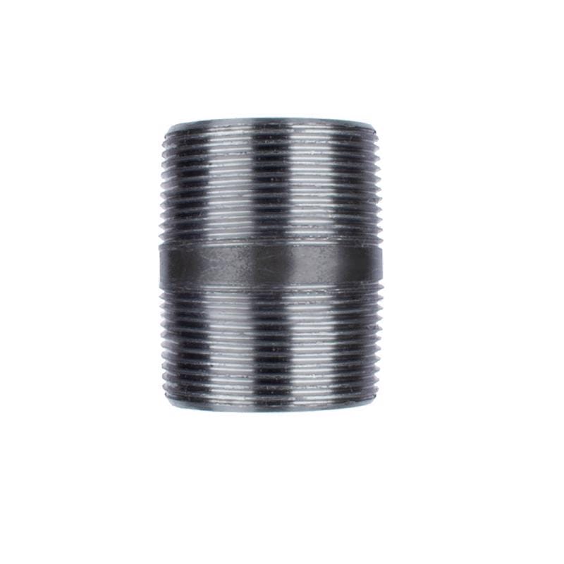 STZ Industries 300U114X3 1-1/4 in. MIP each X 1-1/4 in. D MIP Black Steel 3 in. L Nipple