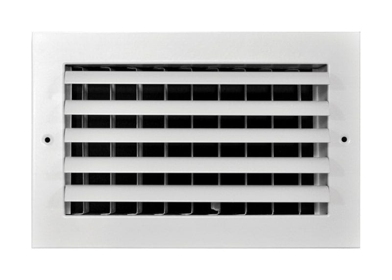 Tru Aire CA301HM08X04 4 in. H X 8 in. W 1-Way White Aluminum Wall/Ceiling Register