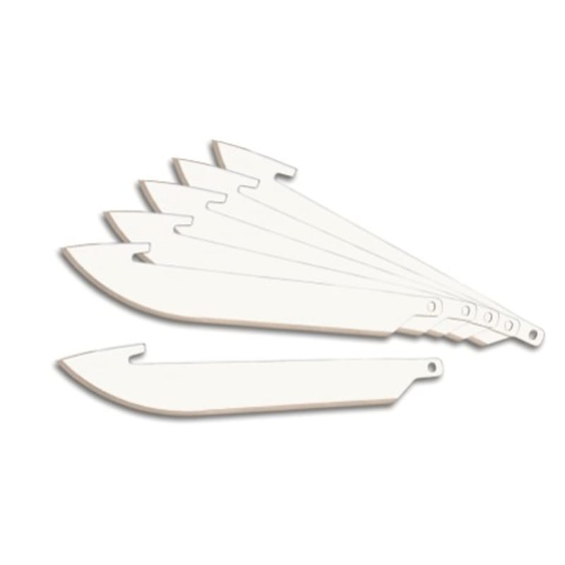 Outdoor Edge Knives RR-6 Outdoor Edge Razor-Lite Steel Drop-Point Blade Dispenser with Blades 3-1/2 in. L 6 pk