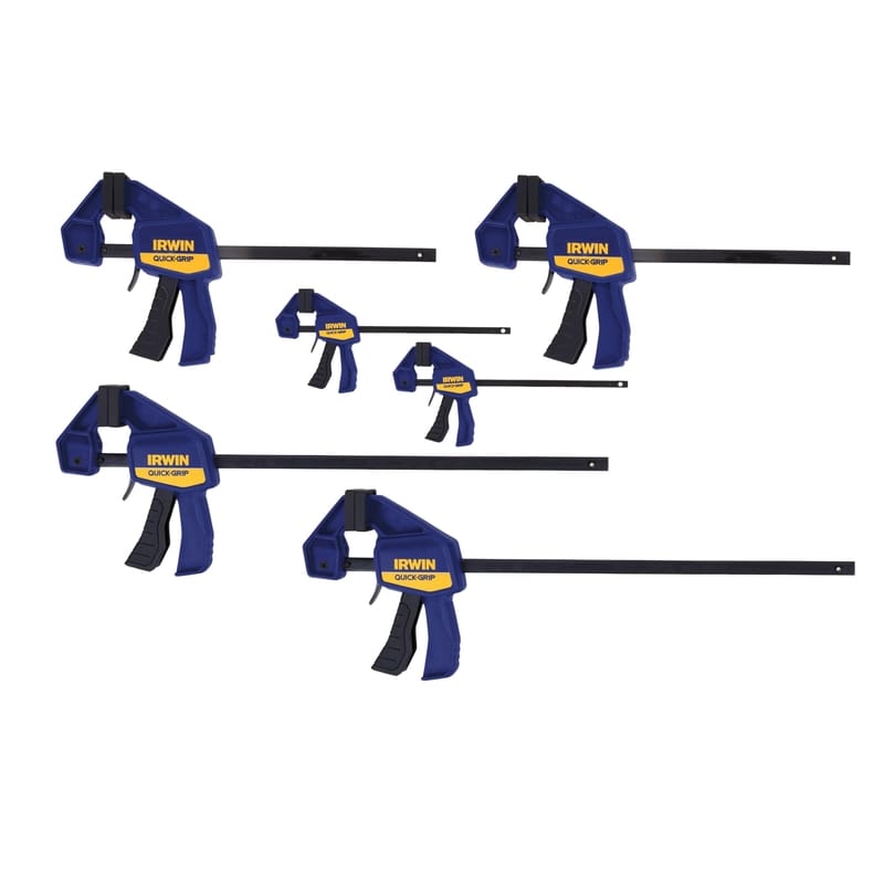 Irwin 1964749 Quick-Grip Bar Clamp Set 100 lb 6 pc