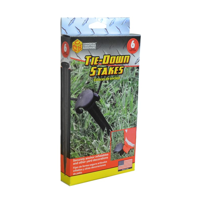 Adams 258296 7 in. Tie-Down Stakes 6 pk