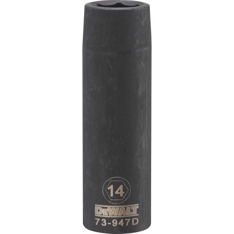 Dewalt DWMT73947OSP 14 mm X 1/2 in. drive Metric 6 Point Deep Impact Socket 1 pc