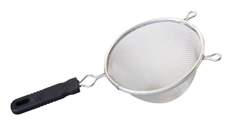 Good Cook 24988 Silver/Black Aluminum Mesh Strainer