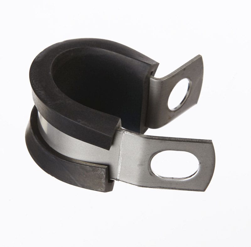 Jandorf 61528 1/2 in. D Stainless Steel Cushion Clamp 2 pk