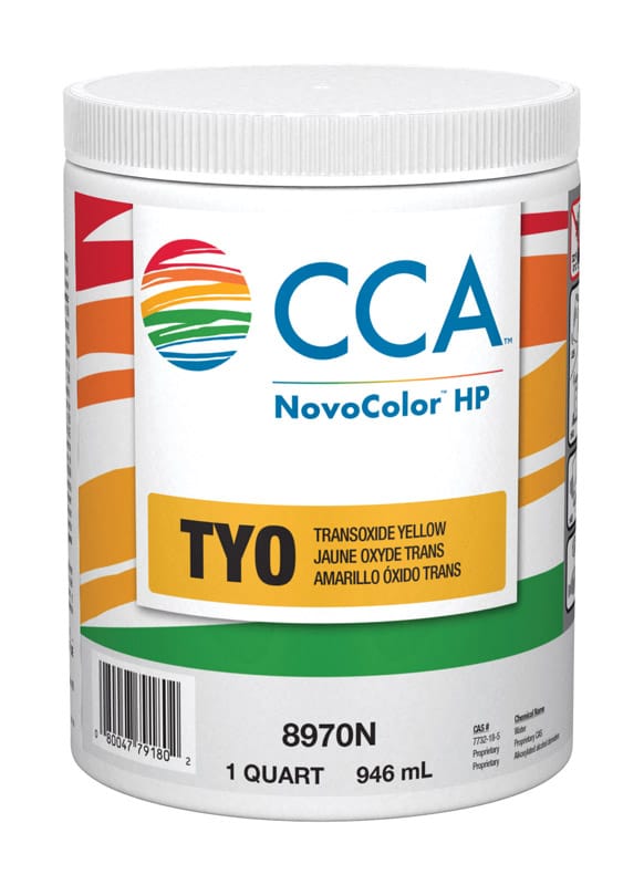 Novocolor HP 076.08970NP.005 CCA TY Trans Oxide Yellow Paint Colorant 1 qt