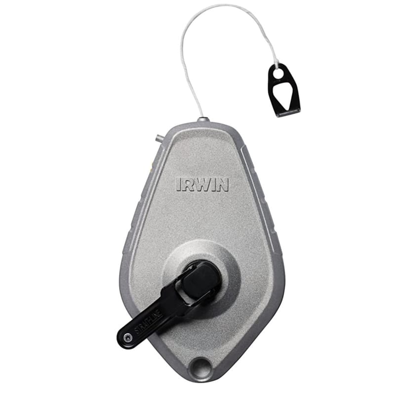 Irwin IWHT48441 Strait-Line 2 oz Gray Fast Retrieve Chalk Line Reel 100 ft. Yellow