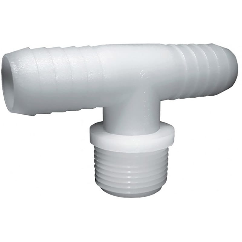 Green Leaf CBMT12BG1 1/2 in. Barb X 1/2 in. D Barb Nylon Tee 1 pk