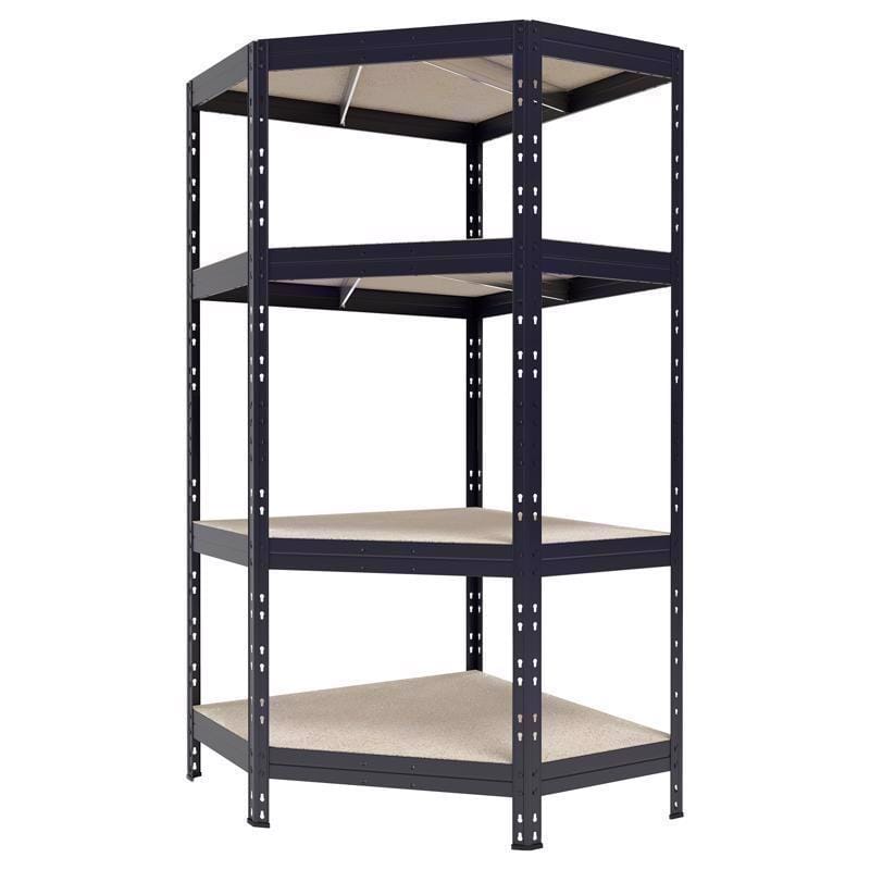 Ar Shelving 8586002701197 Garage Corner 71 in. H X 35 in. W X 18 in. D Metal Shelving Unit