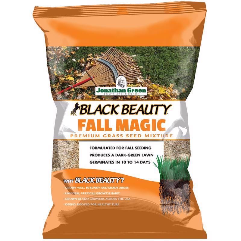 Jonathan Green 10770 Black Beauty Fall Magic All Grasses Sun or Shade Grass Seed 25 lb