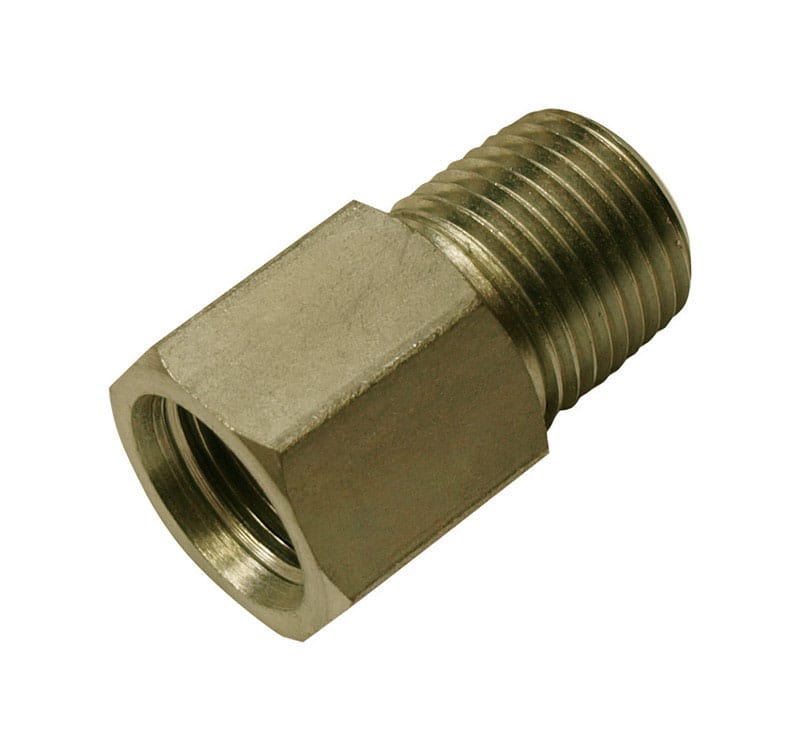 Apache 39038966 Steel 1/2 in. D X 1/2 in. D Hydraulic Adapter 1 pk