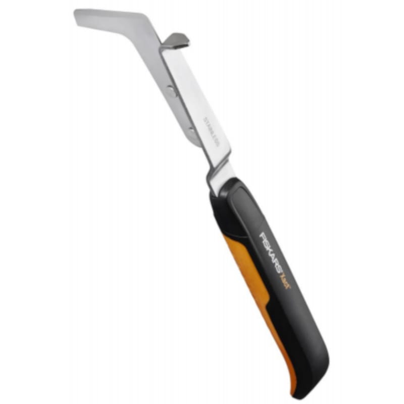 Fiskars 315550-1001 Xact Stainless Steel Hand Edger Rubber Handle