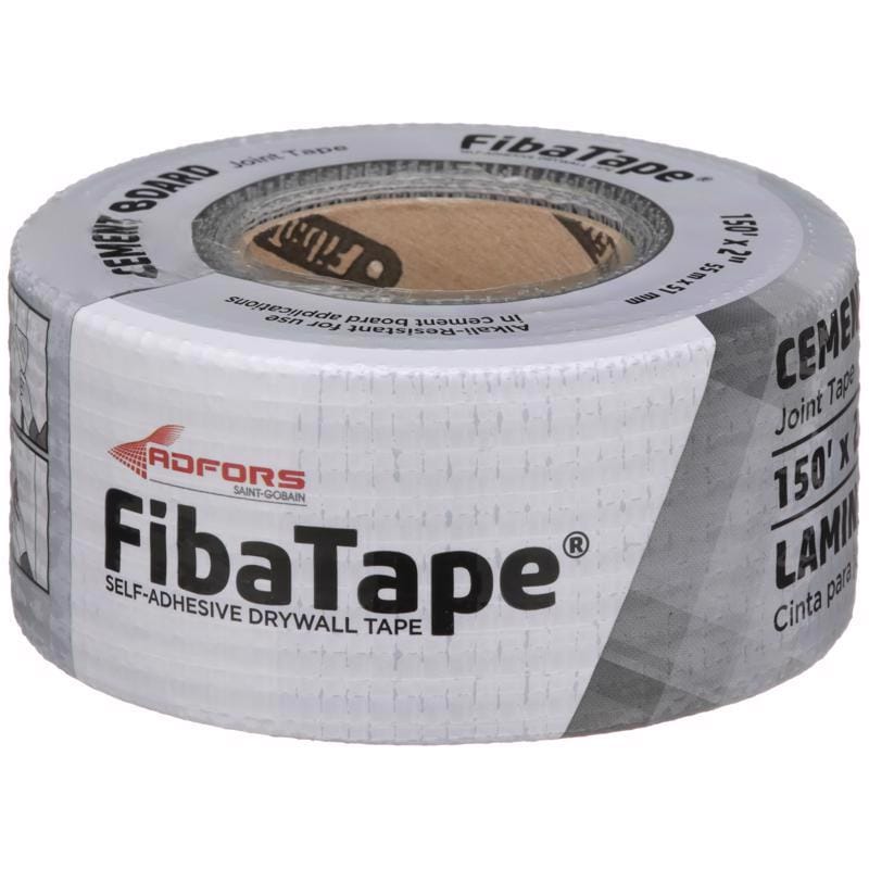 Saint-Gobain Adfors FDW8691-U FibaTape Alkali-Resistant 150 ft. L X 2 in. W Fiberglass Mesh Gray Self Adhesive