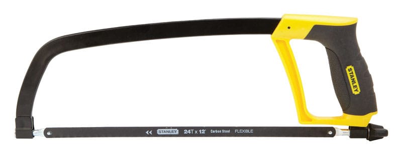 Stanley STHT20139L 12 in. High Carbon Steel Hacksaw Black 1 pc