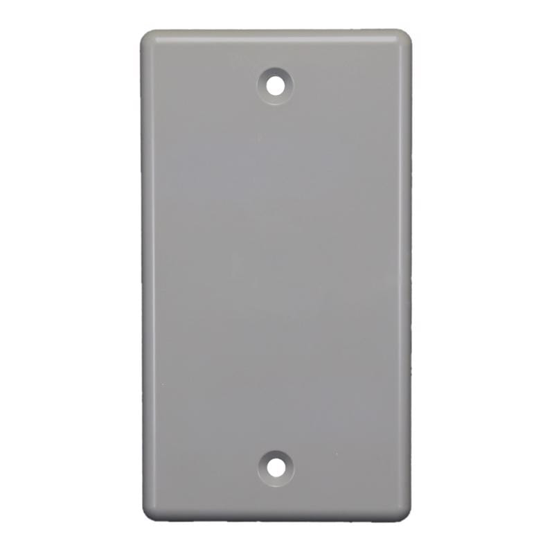 Cantex EZSL-BLANK EZ Box Rectangle Thermoplastic 1 gang 4.29 in. H X 2.36 in. W Switch Cover