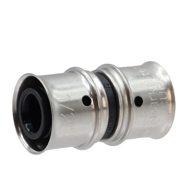 SharkBite UPP008Z5 PEX Press 1/2 in. Press each X 1/2 in. D Press each Poly Coupling