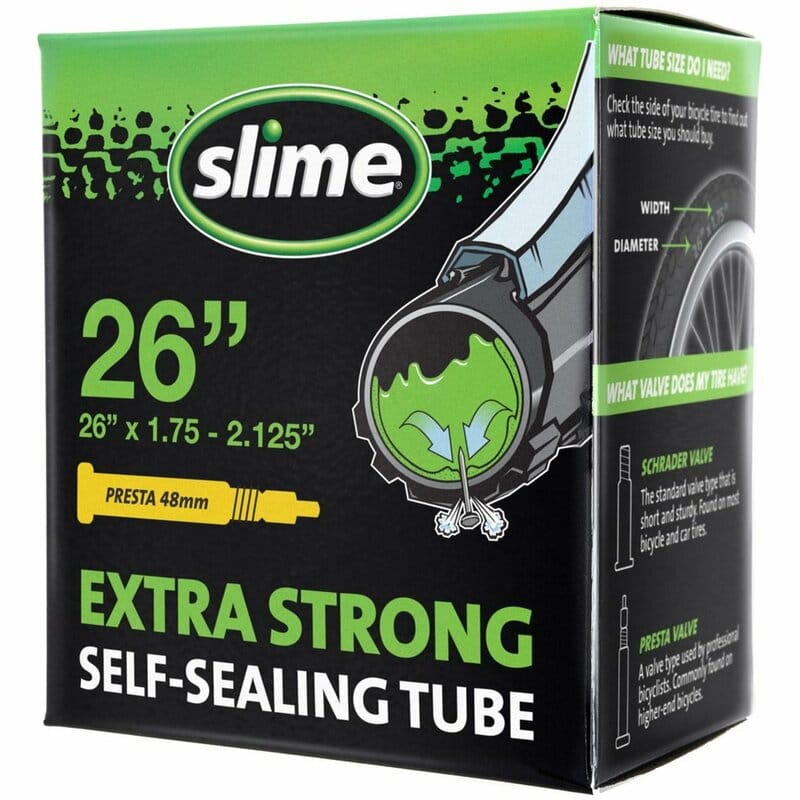 Slime 30084 Smart Tube 26 in. Rubber Bicycle Inner Tube 1 pk