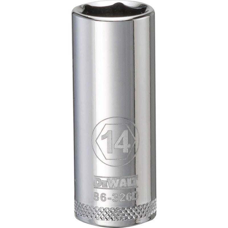 Dewalt DWMT86326OSP 14 mm X 3/8 in. drive Metric 6 Point Deep Socket 1 pc