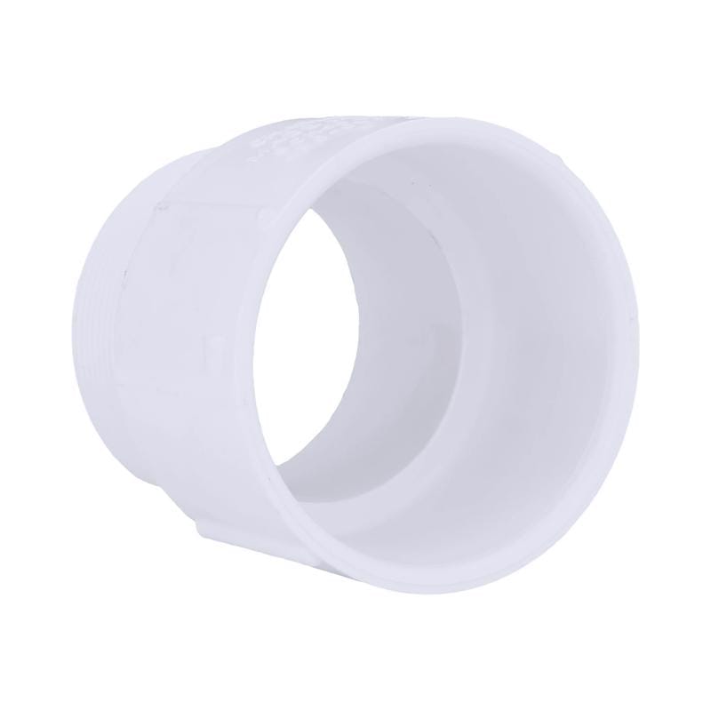 Charlotte Pipe PVC 02109 1800 Schedule 40 3 in. MPT X 3 in. D Slip PVC Adapter 1 pk