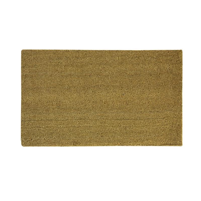 Sports Licensing Solutions 58772 24 in. W X 36 in. L Tan Blank Coir Door Mat
