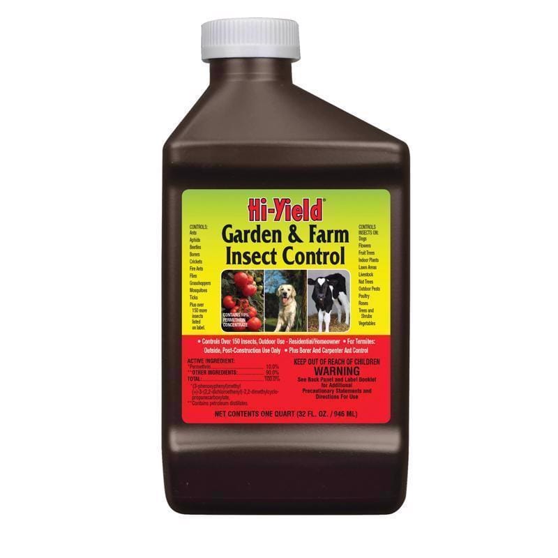 Hi-Yield 33006 Garden & Farm Insect Control Liquid 32 oz