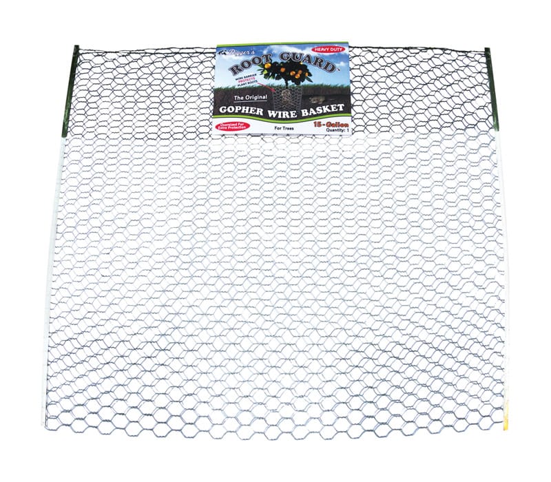Digger'S B115 Root Guard 27.75 in. H X 25 in. W X 0.2 in. D Silver Coated Wire Gopher Wire Basket
