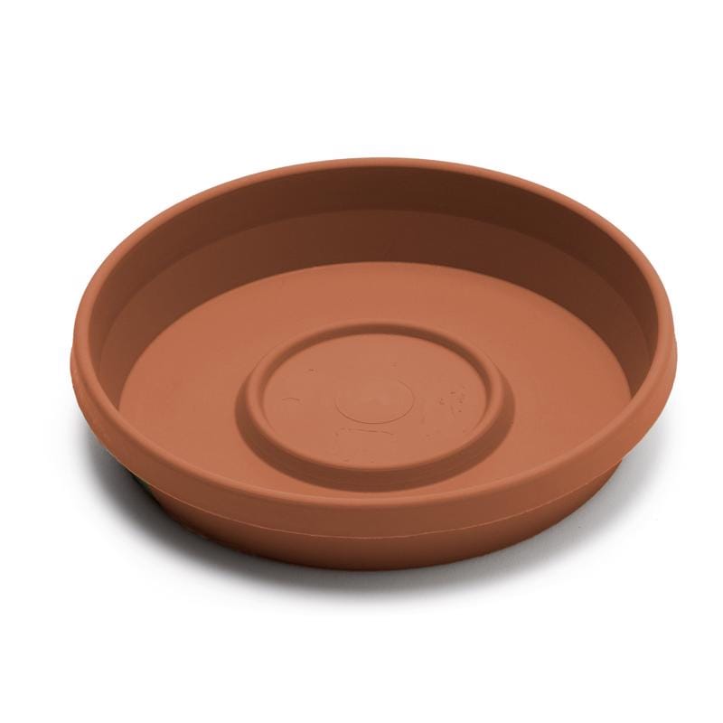 Bloem 20-51010C Terra 1.75 in. H X 8 in. W X 9.25 in. D Resin Traditional Plant Saucer Terra Cotta