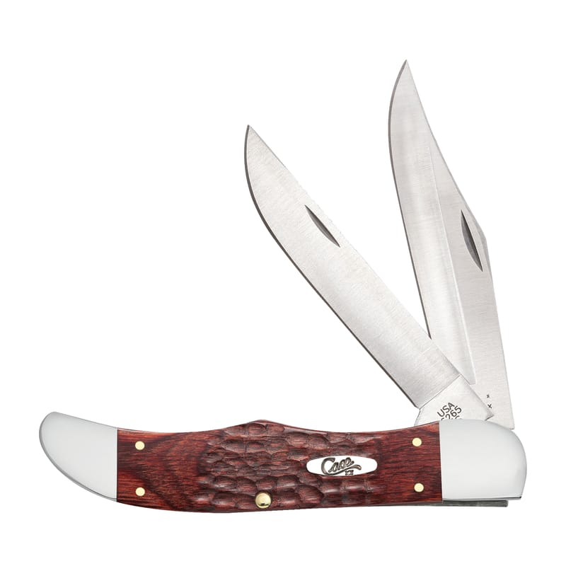 Case 00189 Folding Hunter Pocket Knife Brown