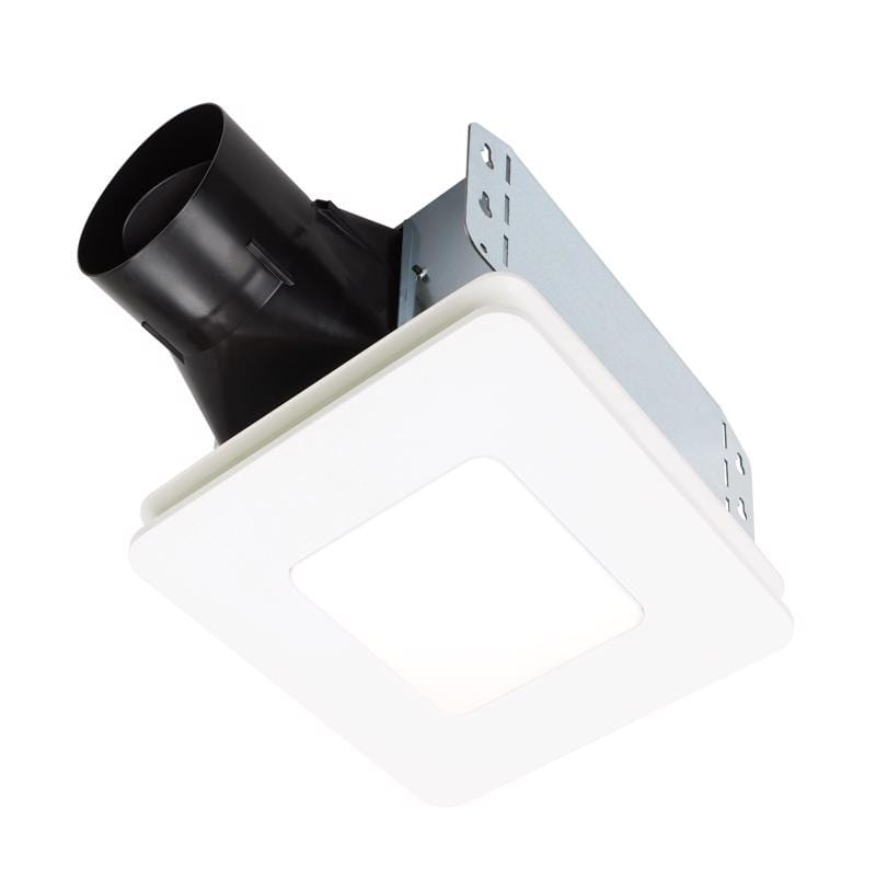 Broan-Nutone BEL8 Roomside Series 80 CFM 1.5 Sones Bathroom Exhaust Fan with Light