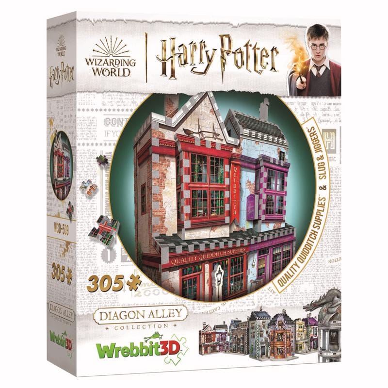 WREBBIT3D W3D-0509 Harry Potter Quality Quidditch Supplies & Slug and Jiggers 3D Jigsaw Puzzle Multicolored 3