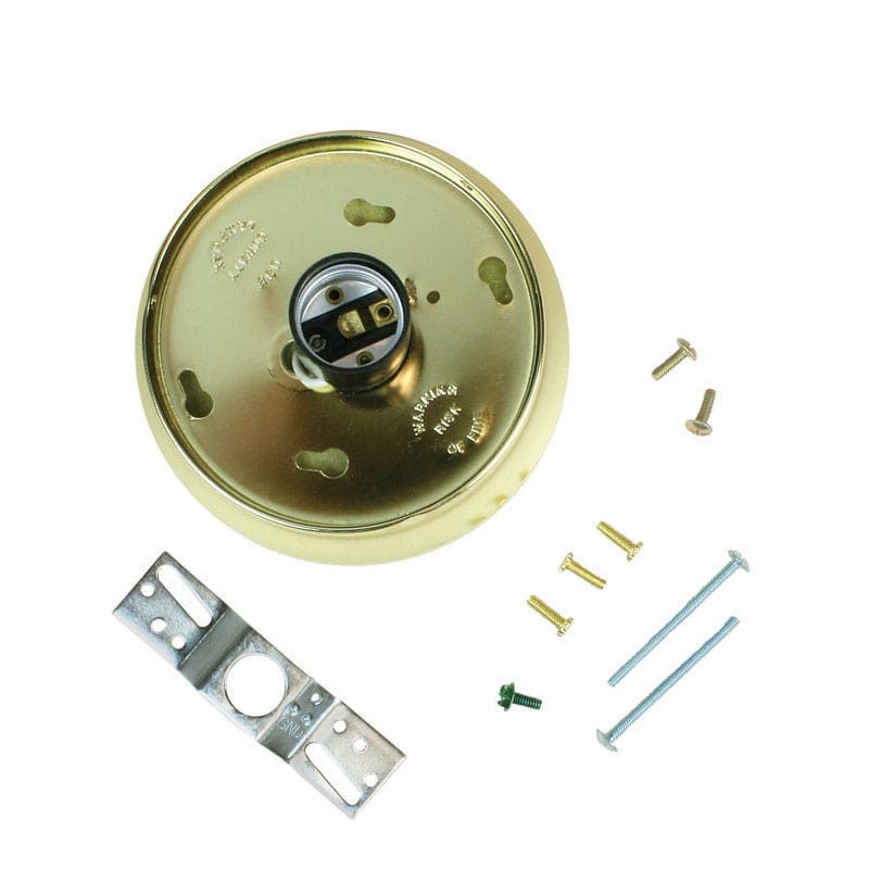 Jandorf 60222 Brass Glass Holder Kit 1 pk