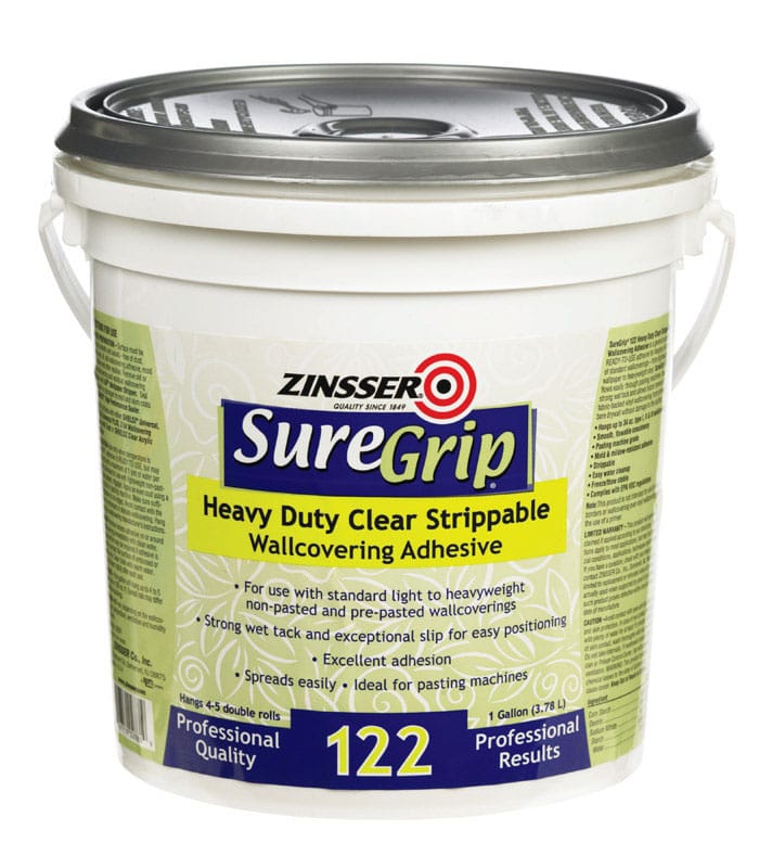 Zinsser 2881 SureGrip 122 High Strength Clear Adhesive 1 gal