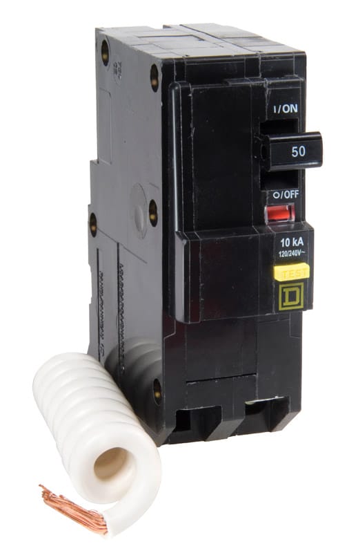 Square D QO250GFICP QO 50 amps Plug In 2-Pole Circuit Breaker
