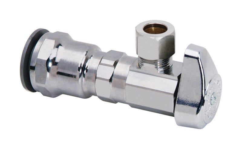 BrassCraft G2PS19X C1 1/2 in. MPT X 3/8 in. Brass Angle Stop Valve