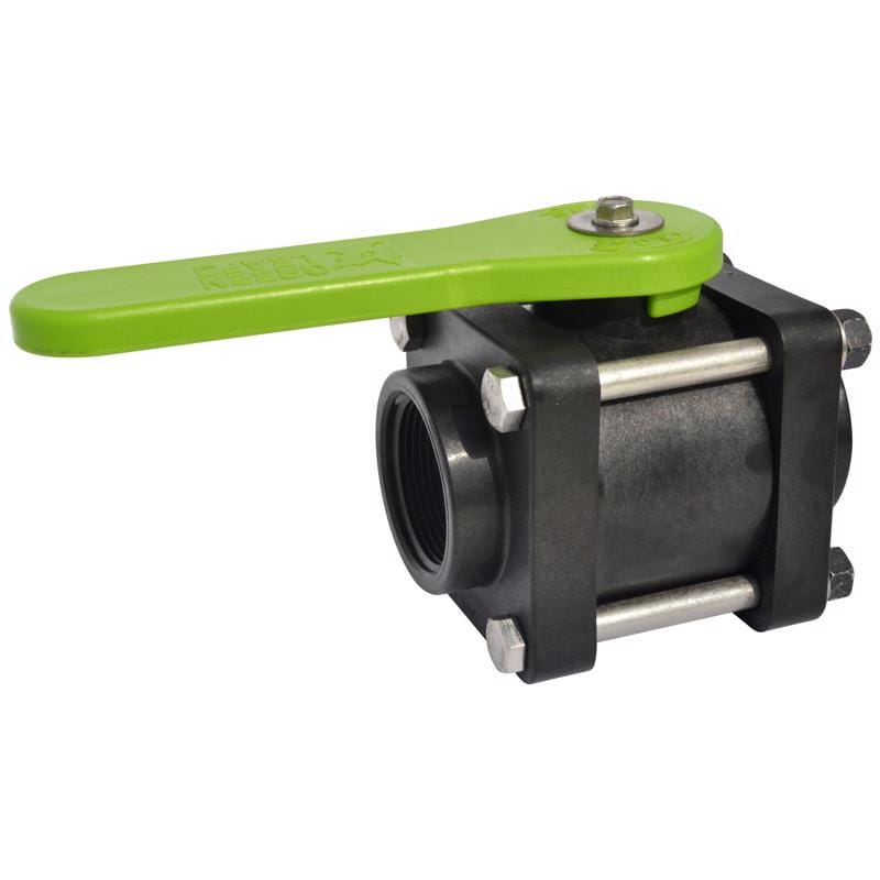 Green Leaf V100FP 1 in. Polypropylene FNPT Ball Valve Full Port