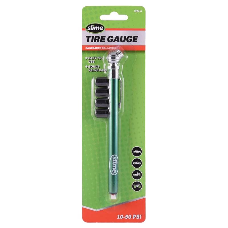Slime 1023-AT 50 psi Pencil Tire Pressure Gauge