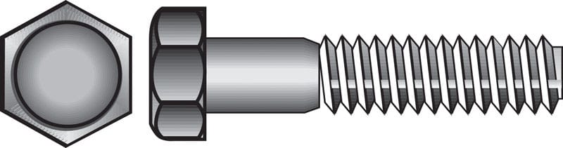 Hillman 811548 5/16 in. D X 2-1/2 in. L Hot Dipped Galvanized Steel Hex Bolt 100 pk