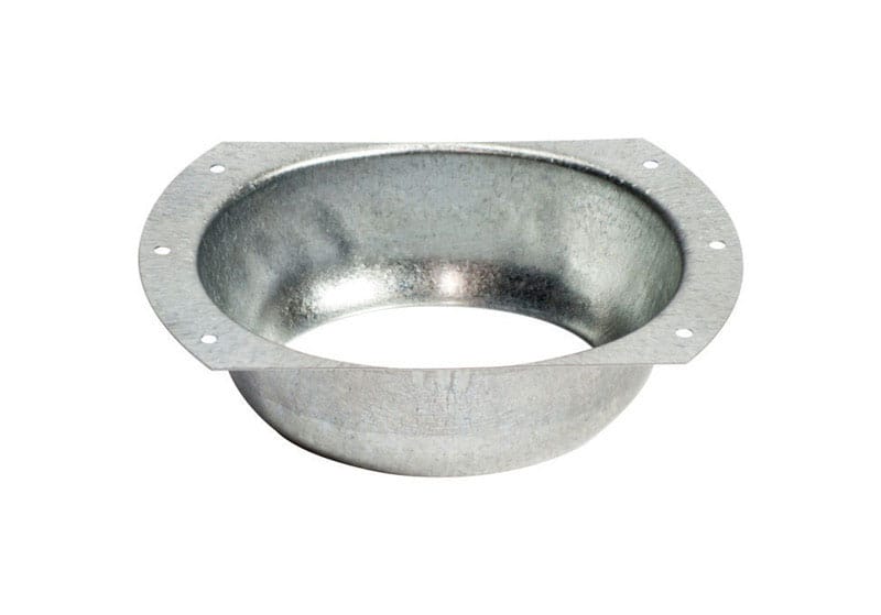 Amerimax 49051 1.5 in. H X 4 in. W X 3 in. L Metallic Galvanized Steel K Gutter Outlet