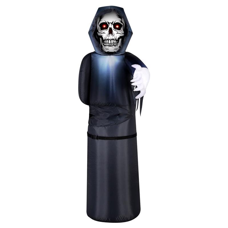 Occasions 04802 6 ft. Prelit Animated Lurking Reaper Inflatable
