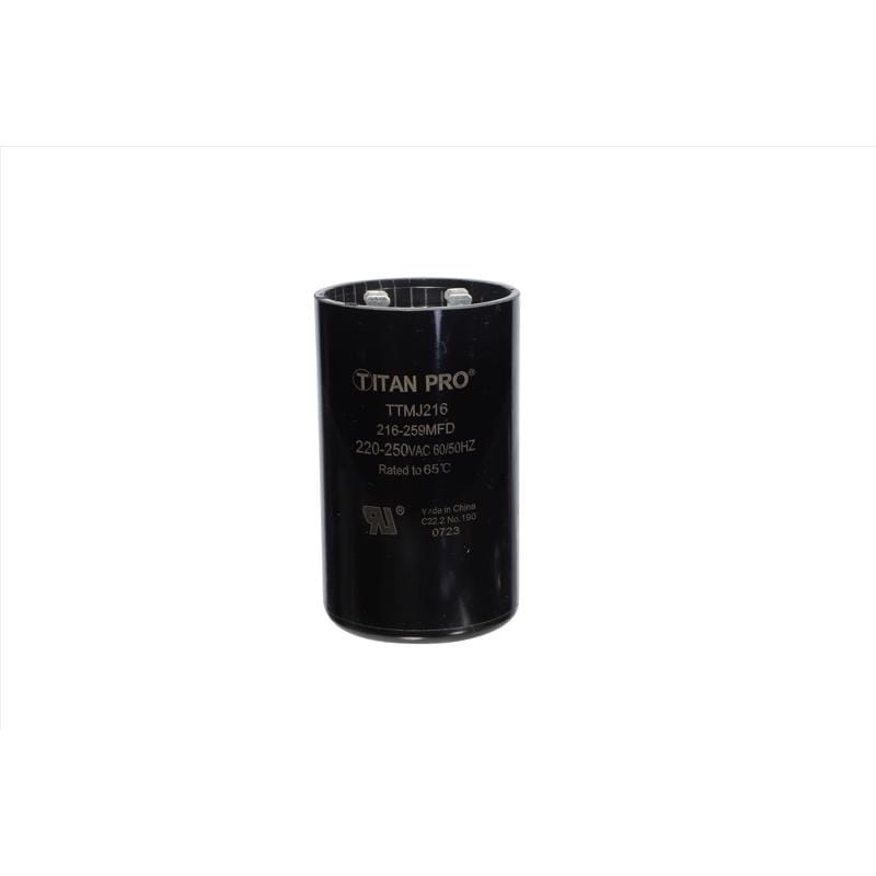 Titan Pro TTMJ216 216-259 MFD 250 V Round Start Capacitor