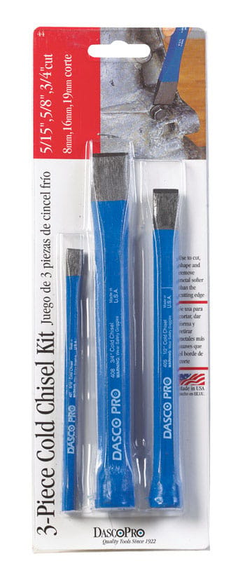 Dasco Pro 44 5 in. L Cold Chisel Set 3 pk