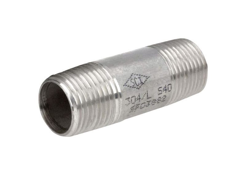 Smith-Cooper 4632101820 1 in. MPT Stainless Steel 2-1/2 in. L Nipple