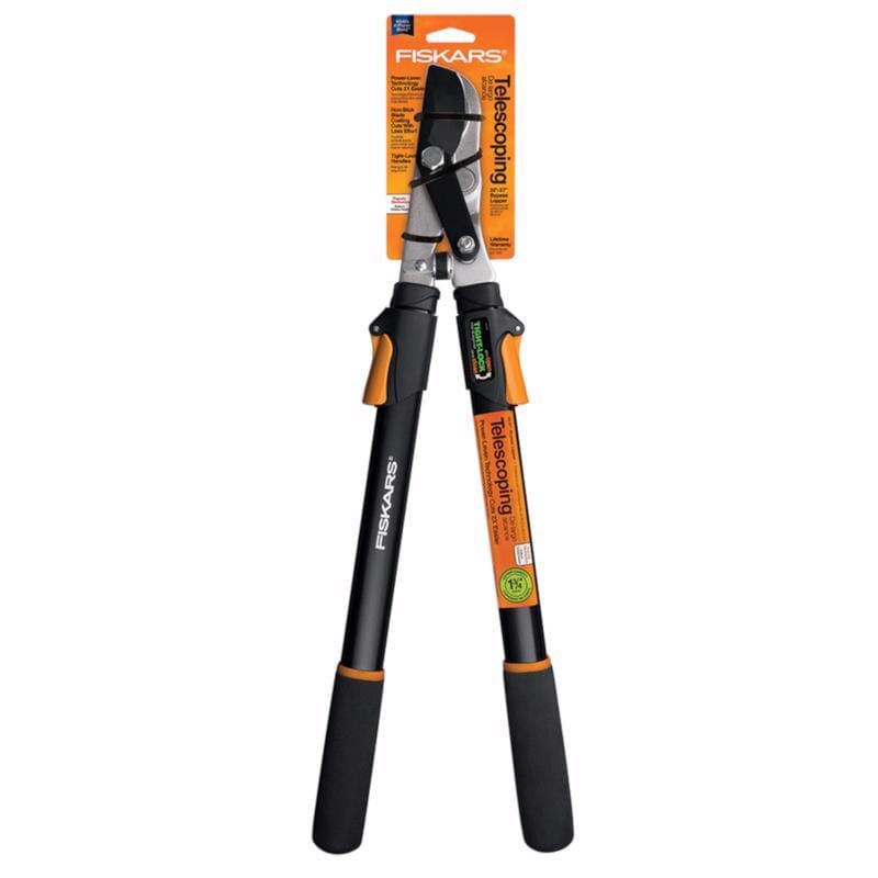 Fiskars 1071793 Power-Lever 25-37 in. Steel Lopper Pruners